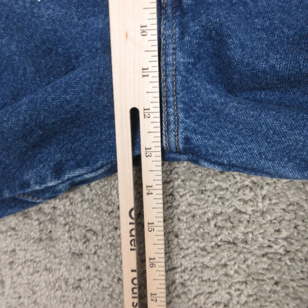 Wrangler Riggs Jeans Mens 38x32 Blue Cotton Paint Carpenter Workwear Denim Pants